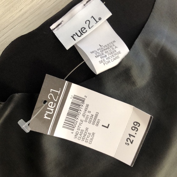 🖤NWT Vegan Leather Mini Dress - Picture 9 of 9